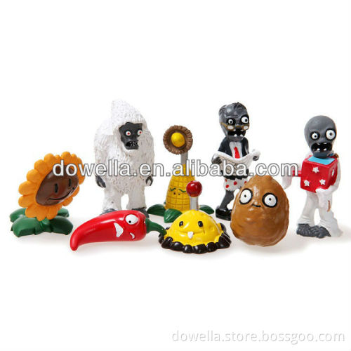 Custom PVC plants vs zombies figure toys